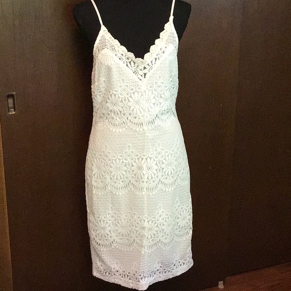 Lulus Dresses & Skirts - LuLu’s White Lace Sun Dress